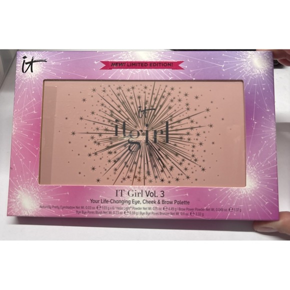 IT COSMETICS IT GIRL VOL.3‎ YOUR LIFE CHANGING EYECHEEK & BROW PALETTE NIB